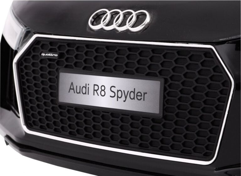 Audi R8 Spyder S Crni Auto Na Akumulator 1.jpg