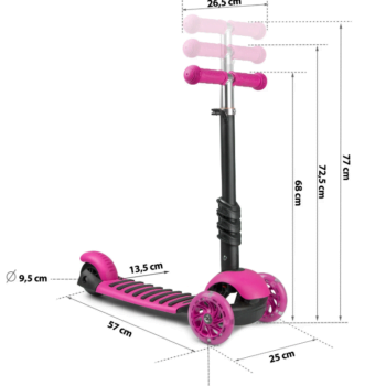 Djecji Romobil Ricco Trike Pink 10.png