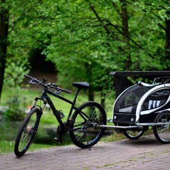 Prikolica Za Bicikl Za Djecu Jogger Black 2.jpg