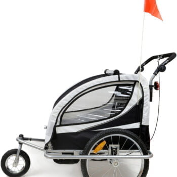 Prikolica Za Bicikl Za Djecu Jogger Black 6.jpg