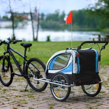 Prikolica Za Bicikl Za Djecu Jogger Blue 4.jpg