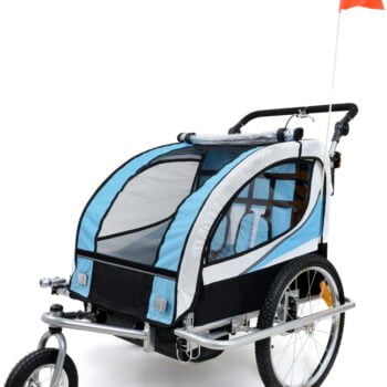 Prikolica Za Bicikl Za Djecu Jogger Blue 6.jpg
