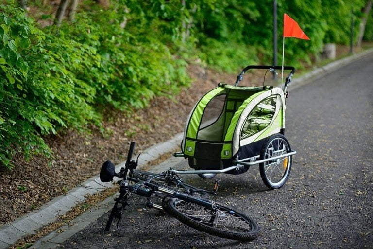 Prikolica Za Bicikl Za Djecu Jogger Green 2.jpg