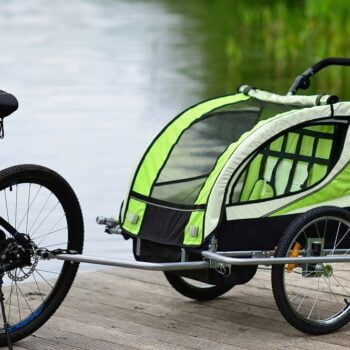 Prikolica Za Bicikl Za Djecu Jogger Green 3.jpg