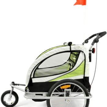 Prikolica Za Bicikl Za Djecu Jogger Green 5.jpg