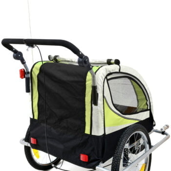 Prikolica Za Bicikl Za Djecu Jogger Green 6.jpg