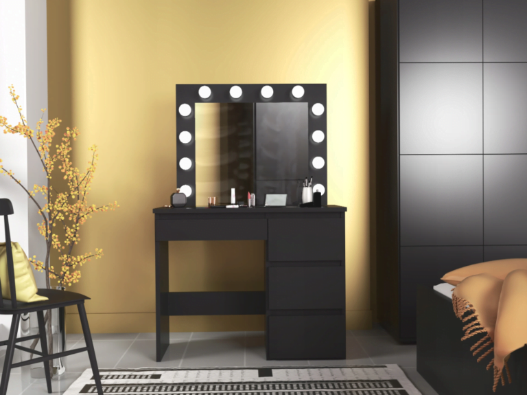 Toaletni Stol– Hollywood Vanity Black 1.png