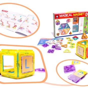 Kolorowe Klocki Magnetyczne Magical Magnet 20szt 2