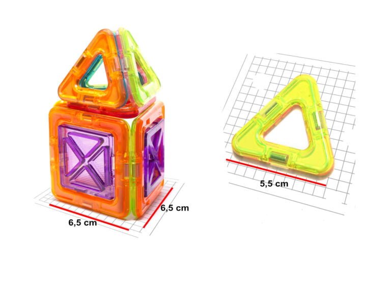 Kolorowe Klocki Magnetyczne Magical Magnet 20szt 3