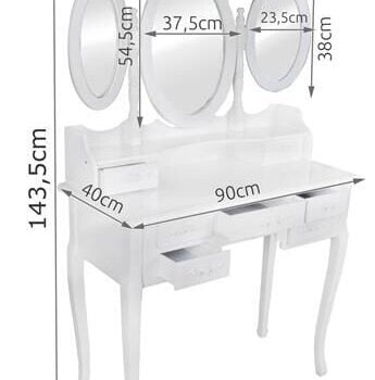 Pol Pl Toaletka Z Krzeslem I Lustrem Dt3762 Ii Gatunek 11964 111.jpg