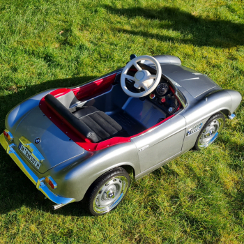 Bmw 507 Gunmetal Grey – Licencirani Auto Na Akumulator 3