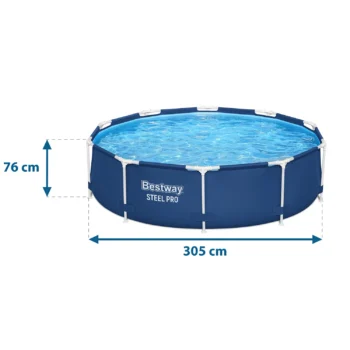 Bazen Steelpro 305x76cm Bestway 7