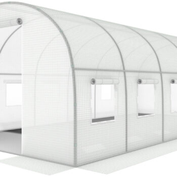 Vrtni Plastenik 3x6m (18m2) Bijeli 1