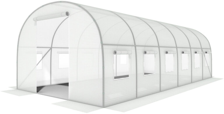 Vrtni Plastenik 3x6m (18m2) Bijeli 1