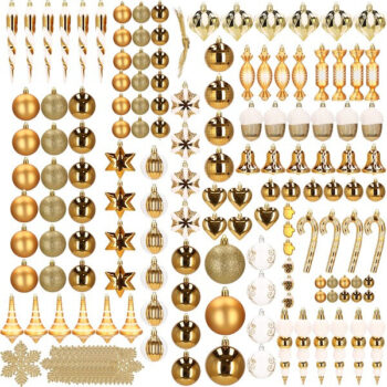 Božićni Set Kuglica Golden Christmas 155 Komada 8