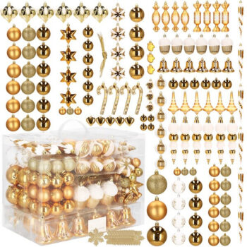 Božićni Set Kuglica Golden Christmas 155 Komada 9