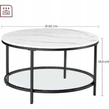 Stolić Za Kavu Marble Elegance 2