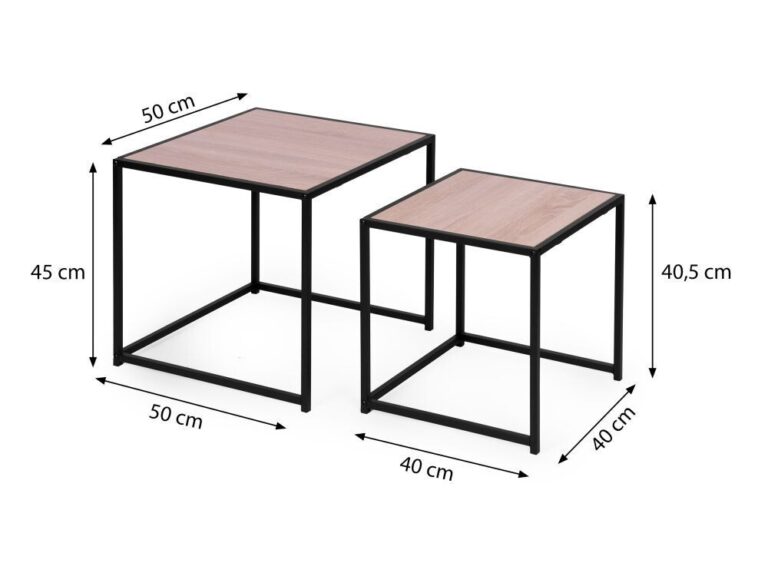 Stolić Za Kavu Square Wood 4