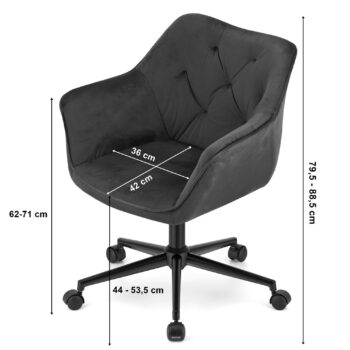 Uredska Stolica Copa Black 1