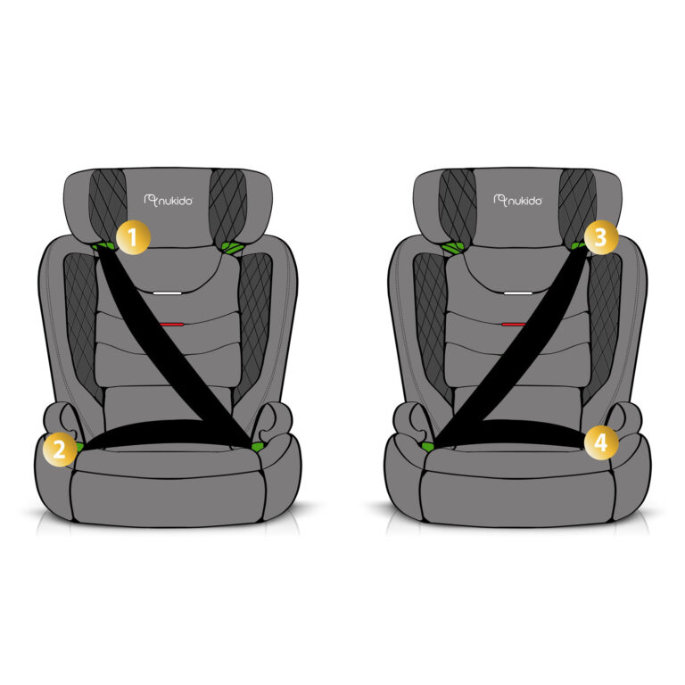 Dječja Autosjedalica Nukido Louis Velvet Isofix 10