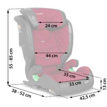 Dječja Autosjedalica Nukido Louis Velvet Isofix 7