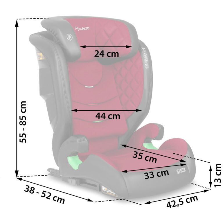 Dječja Autosjedalica Nukido Louis Velvet Isofix 7