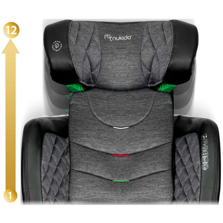 Dječja Autosjedalica Nukido Louis Grey Isofix 10
