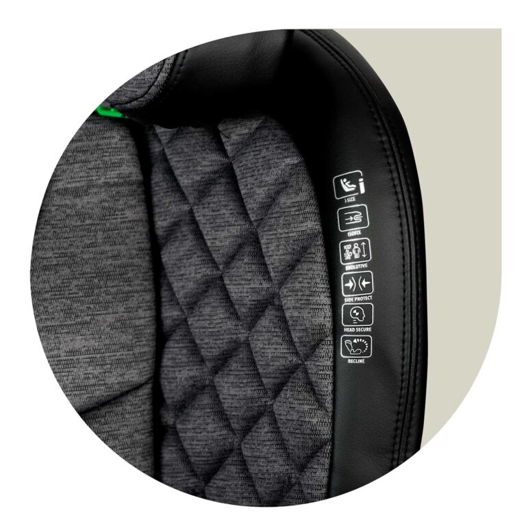 Dječja Autosjedalica Nukido Louis Grey Isofix 6