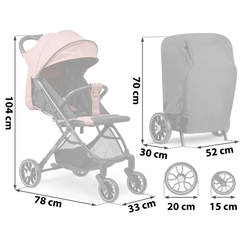 Dječja Kolica Nukido Paseo Rose 13