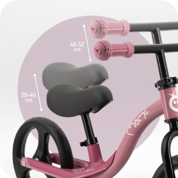Dječji Bicikl Guralica Momi Isoka Led Pink 3