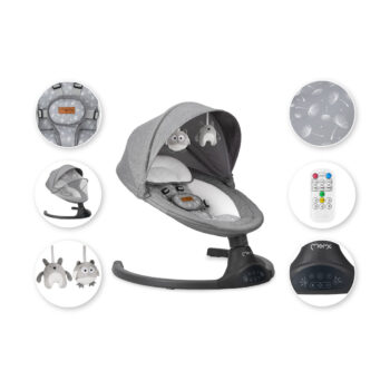 Električna Njihalica Momi Kenani Grey 8