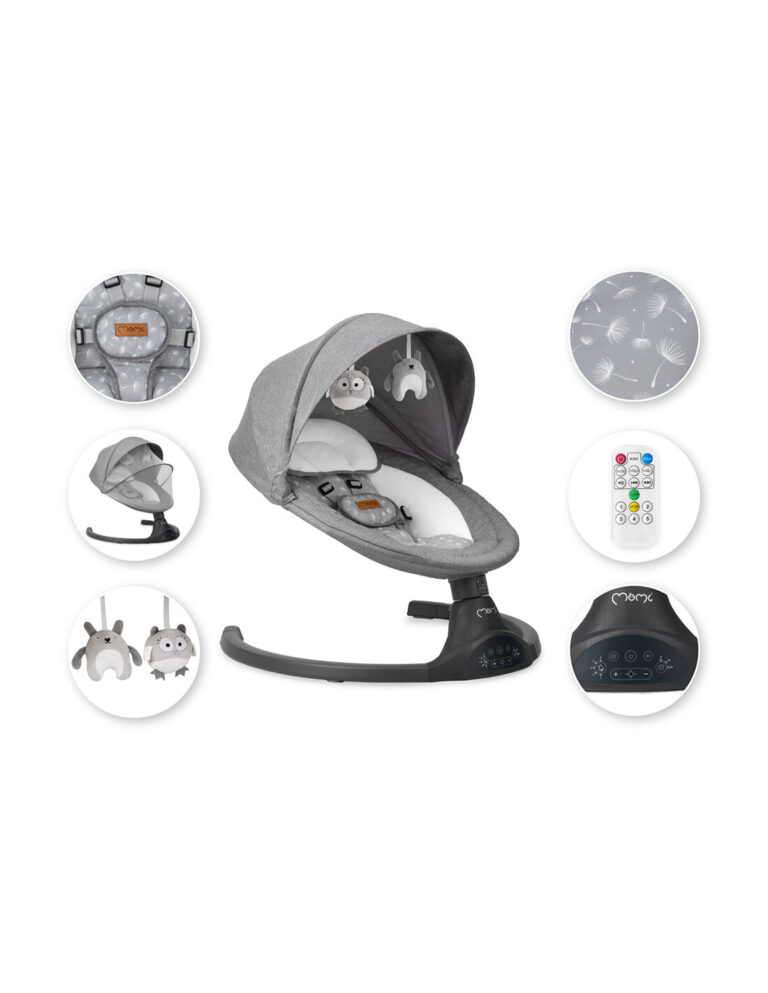 Električna Njihalica Momi Kenani Grey 8