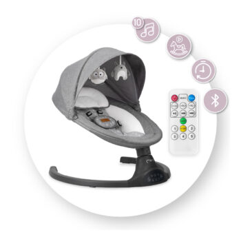 Električna Njihalica Momi Kenani Grey 9
