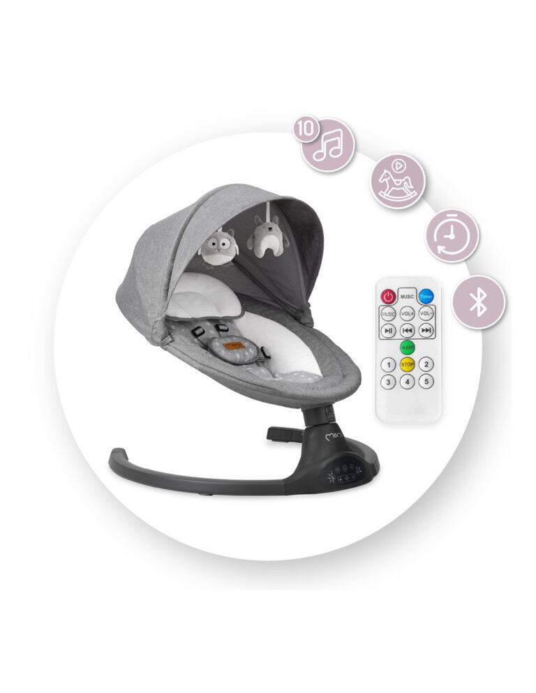 Električna Njihalica Momi Kenani Grey 9
