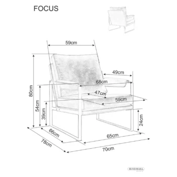 Fotelja Focus Buffalo 2