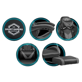 Gaming Stolica Cerber Black 7