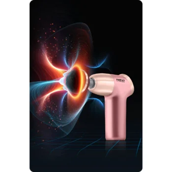Masažni Pištolj Ns 500 Pink S 8 Nastavaka 10
