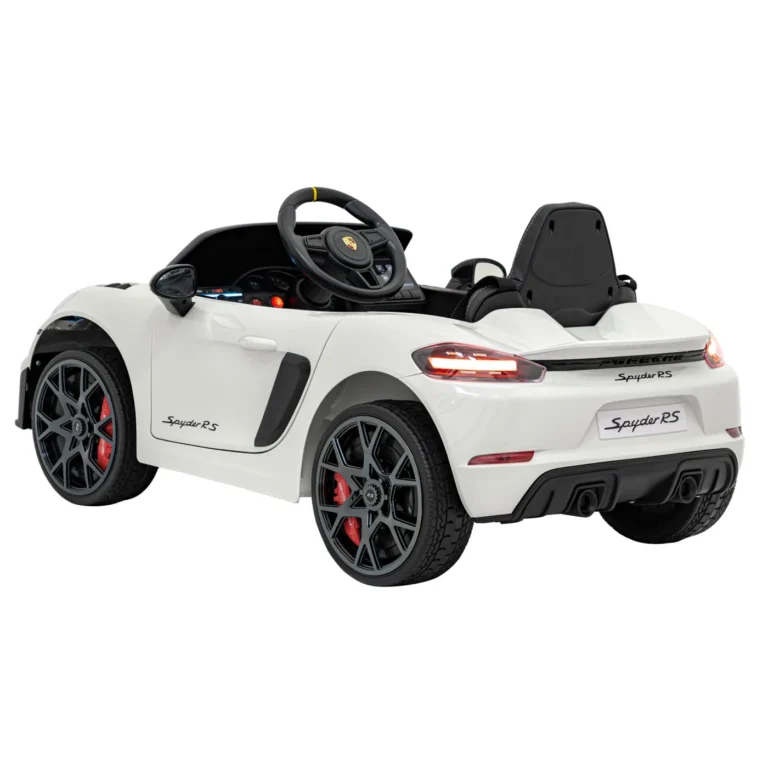Porsche 718 Spyder Rs Bijeli Auto Na Akumulator 4