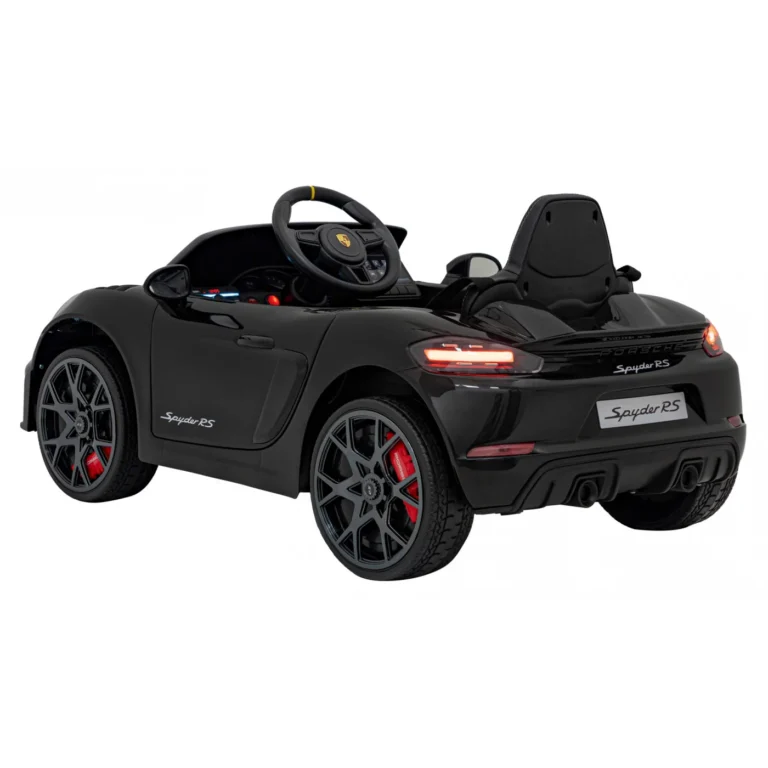 Porsche 718 Spyder Rs Crni Auto Na Akumulator 6
