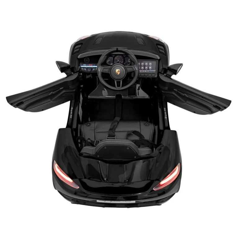 Porsche 718 Spyder Rs Crni Auto Na Akumulator 8