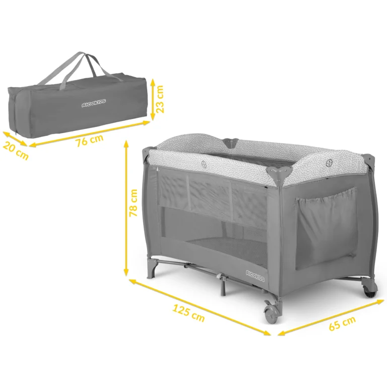 Putni Krevetić Ricokids Grey 13