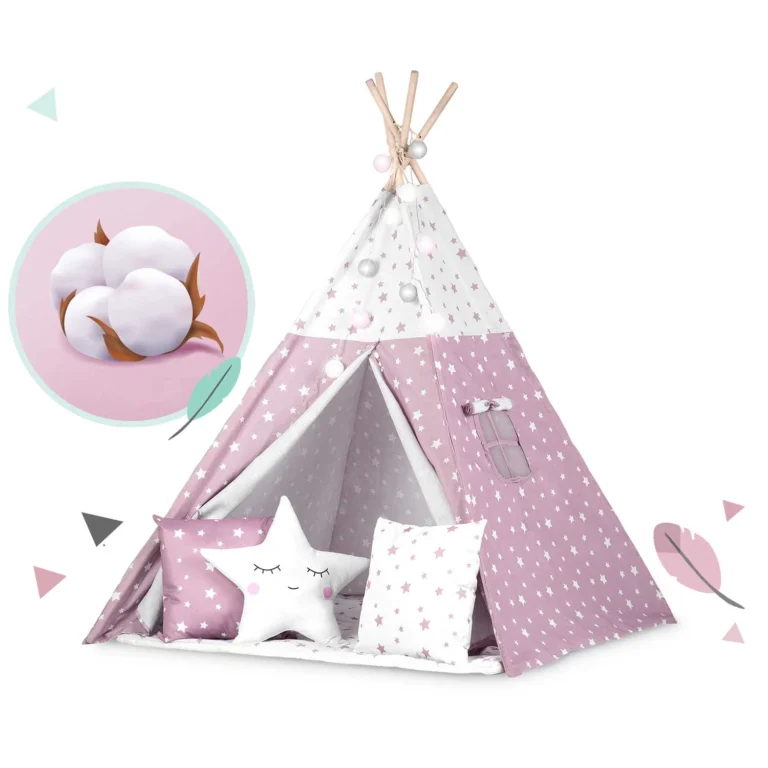 Šator Teepe Rose Ricokids + Dva Jastuka 2