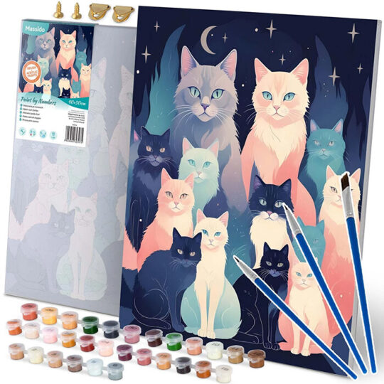 Slika Za Slikanje 40x50cm Cats