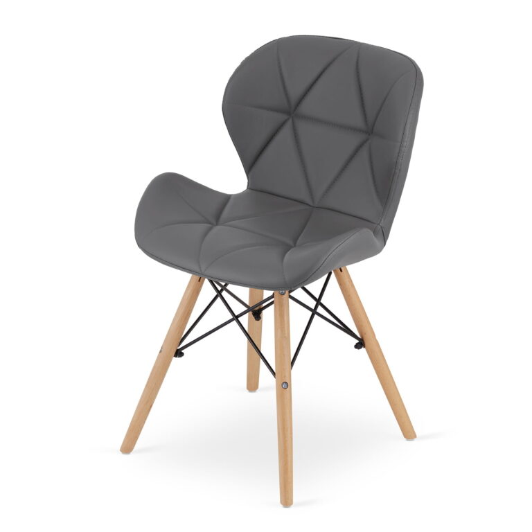 Stolica Lago Graphite Leather 4