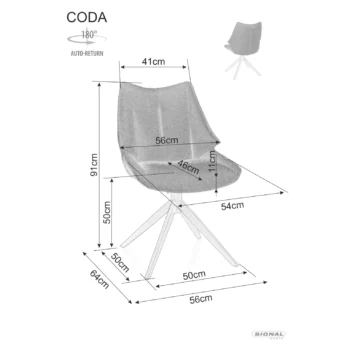 Stolica Coda Vardo Muddy 3