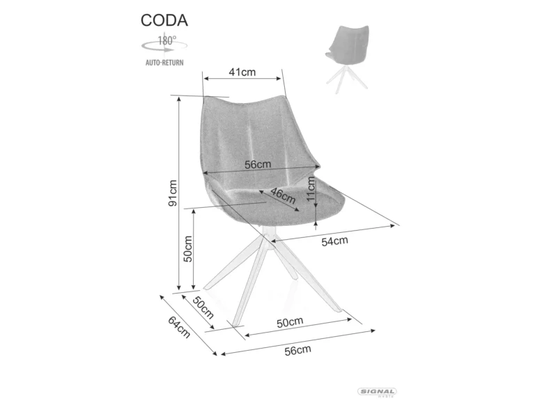 Stolica Coda Vardo Muddy 3