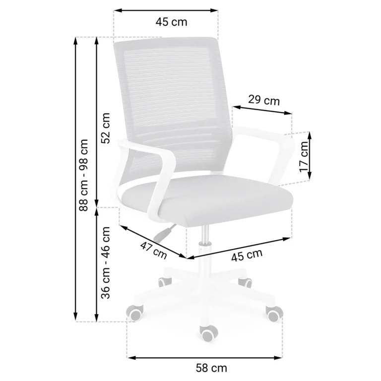 Uredska Stolica Corta White 5