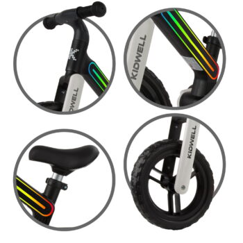 Dječja Bicikl Guralice Bez Pedala Suno Blackwhite 3