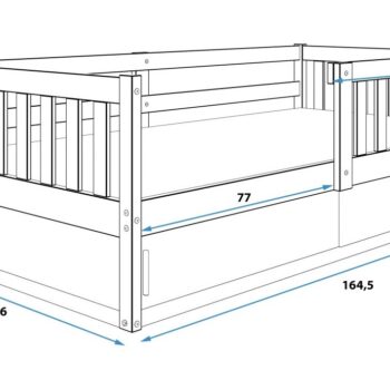 Dječji Krevet Smart 160x80cm White 1