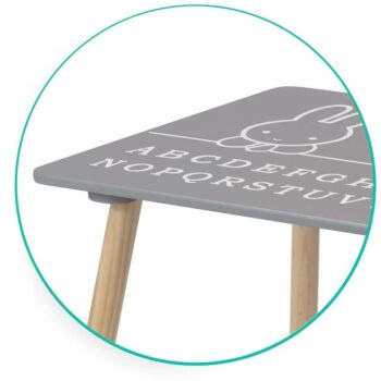 Dječji Set Stol I Stolica Miffy Grey 3
